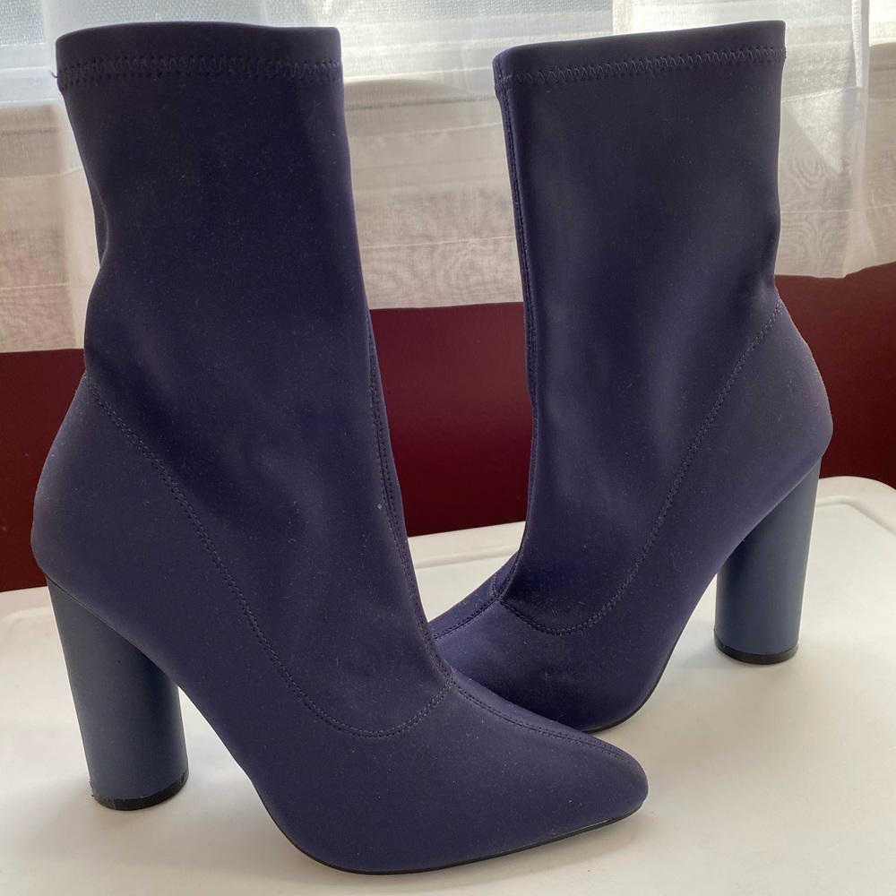 Blue Sock Booties
